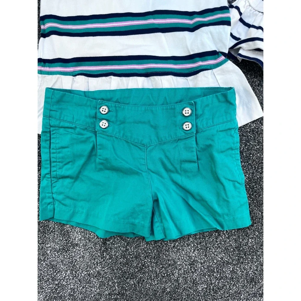 Lot of 4 pieces size 5 Janie and Jack girls Pants and shirts‎